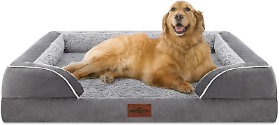 #ad Waterproof Orthopedic Foam Dog Beds for Extra Large Dog Durable Dog Sofa Pet Bed $83.02