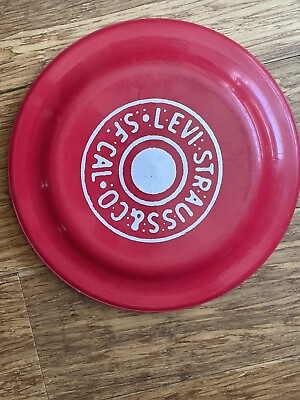 #ad Vintage Levi Strauss amp; Co Frisbee San Fran California Made In USA $19.95