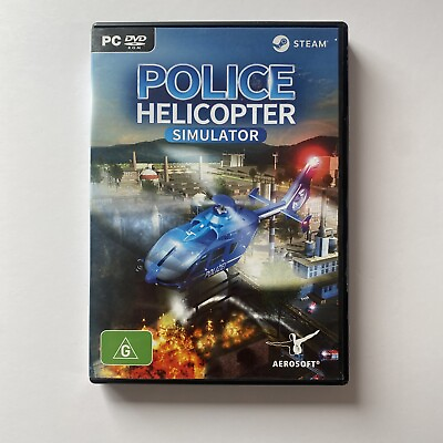 #ad Police Helicopter Simulator 2019 PC CD ROM Computer Video Game Flight Sim RPG AU $21.00