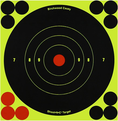 #ad Shoot N C 6 Inch round Target 60 Sheet Pack $24.34