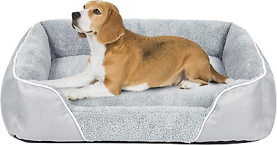 #ad Orthopedic Dog Bed for Medium Large Small Dogs Sofa Bed Rectangle Washable $49.97