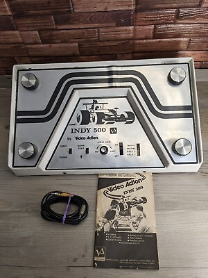 #ad Indy 500 Auto Race Video Action Electronic Video Game S 100 w Manual Untested $199.98