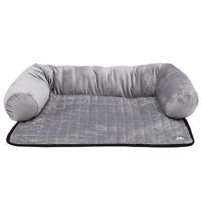 #ad 2 in 1 Design Dog Bed and Furniture Cover with Bolster 30quot; x 26quot; $33.25