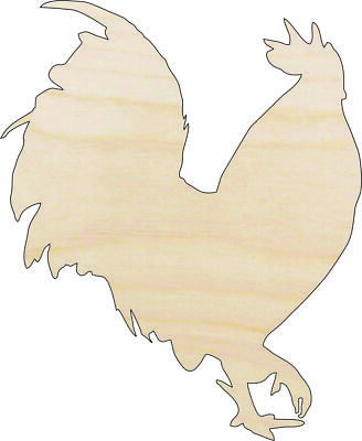 #ad Bird Chicken Laser Cut Out Unfinished Wood Craft Shape BRD135 $61.29