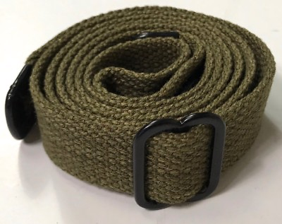 #ad WWII US M1 CARBINE RIFLE CARRY SLING OD#7 $19.96