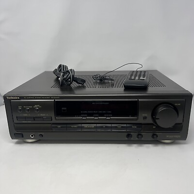 #ad Technics SA EX300 AV Control Stereo Receiver amp; Remote Bundle TESTED $84.99