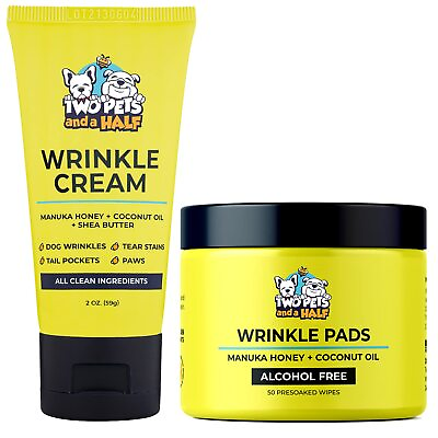 #ad Wrinkle Paste For Bulldogs 2ozWrinkle Wipes French Bulldog50Wipes Say Bye To... $41.81
