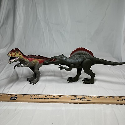 #ad 2 Medium Size Dinosaur Toys $9.99