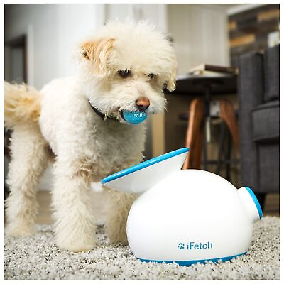 #ad iFetch Small Interactive Ball Thrower for Dogs Launches Mini Tennis Balls $162.75