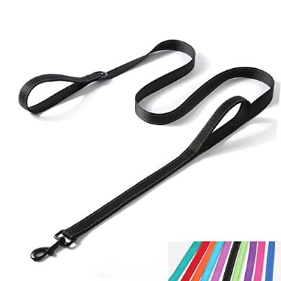 #ad #ad Reflective Nylon Dog Leash Heavy Duty Two Handles with Padded for Extra Contr... $20.36