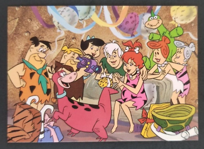 #ad Flintstones 1994 Cartoon Card #45 NM $1.98