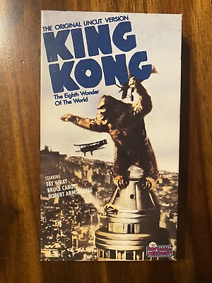 #ad King Kong Original Uncut Version VHS movie original owner $14.99