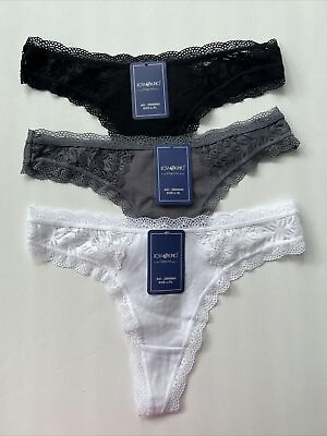 #ad Set 3 Cotton Sexy Women Thong Panties Rosa Junio Lingerie Underwear Size L XL $6.85