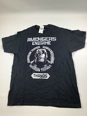 #ad Mens Marvel Avengers Endgame Black Thanos Short Sleeve T Shirt XL NEW NWT $19.99