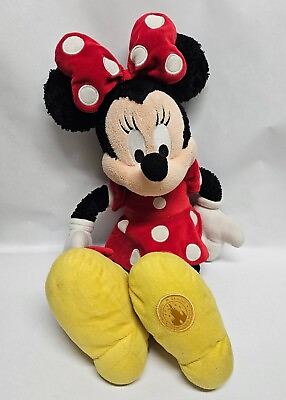 #ad Disney Minnie Mouse Plush Disney Parks Exclusive 18” Stuffed Animal Minnie $9.99