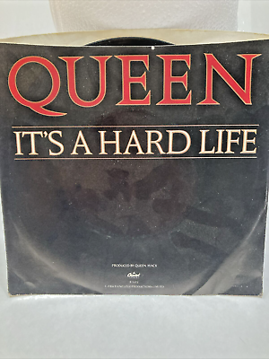 #ad QUEEN ITS A HARD LIFE IS THIS THE WORLD WE CREATED 7quot; 45 RPM SINGLE $9.99