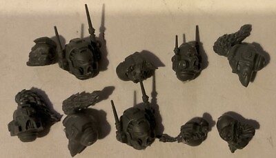 #ad Warhammer 40K Space Wolves 10x BRAND NEW Heads R73 GBP 3.99