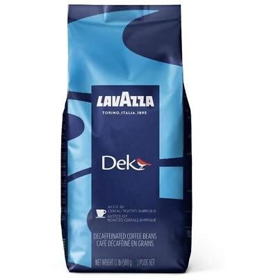 #ad Lavazza Dek Decaffeinated Whole Bean Coffee Espresso Decaf 1.1 LB Pack of 2 $32.99
