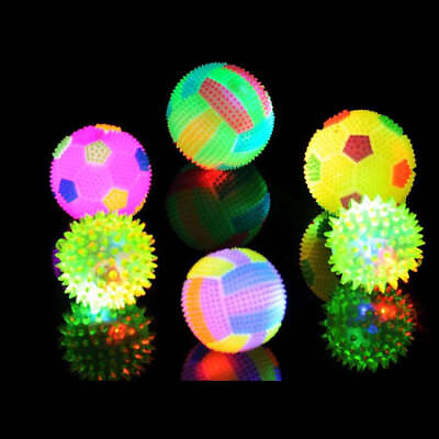 #ad Pet Glowing Ball Flashing Color Resistant Bite Elastic Flashing Pet Chew Ball $10.45