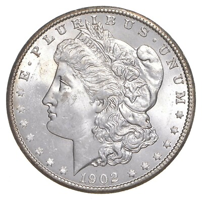 #ad Uncirculated 1902 O Morgan Silver Dollar BU Unc Beautiful Single $62.95