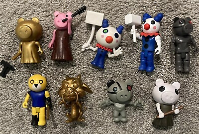 #ad Roblox Mini Action Figures Series Piggy Lot of 9 Toy PVC Plastic Series 1 2 $15.97