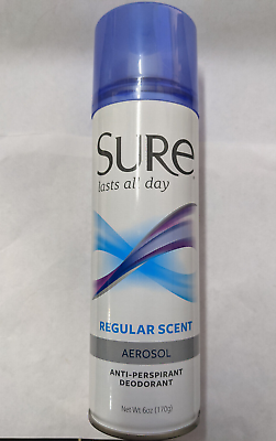 #ad 3 PACK SURE Anti perspirant Deodorant Aerosol Spray Scent 6oz Regular $24.50