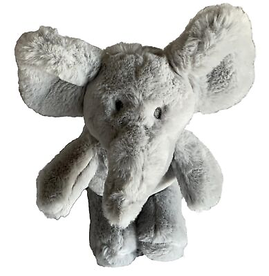 #ad Elephant Plush Kids Stuffed Animal Gray Soft Toy 10” Fluffy $10.48
