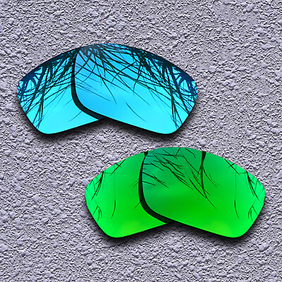 #ad #ad US Blueamp;Emerald Green Replacement Lenses For Oakley Fuel Cell Polarized $16.99