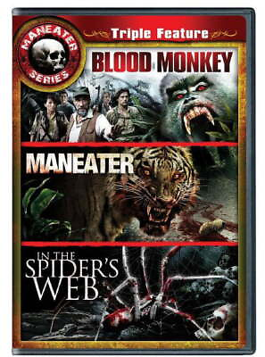#ad #ad Maneater In The Spider#x27;s Web Blood Monkey Triple Pack Widescreen New $7.99
