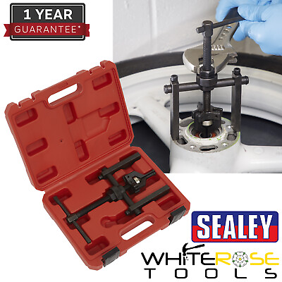 #ad Sealey Wheel Bearing Puller Ø12 38mm 3 Jaw Garage Storage Case GBP 36.90
