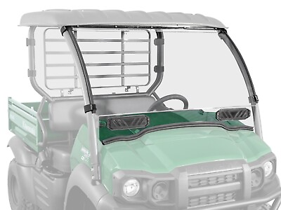 #ad SuperATV Scratch Resistant Vented Full Windshield for Kawasaki Mule SX 2017 $299.95