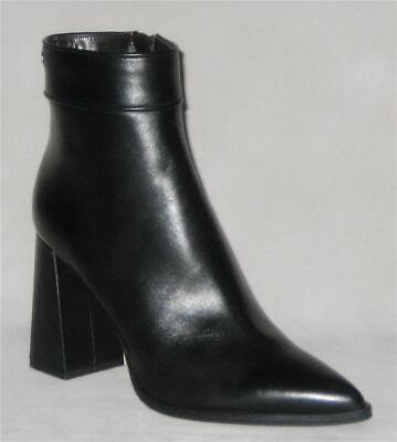 #ad NEW Capezzani Ankle BOOTIES Made In ITALY Leather Black 8 39 MSRP$795 $198.99