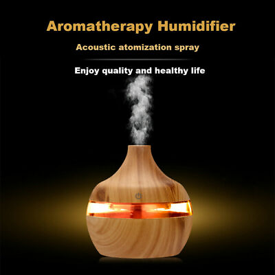 #ad LED Ultrasonic Aroma Humidifier Essential Oil Diffuser Aromatherapy Air Purifier $15.99