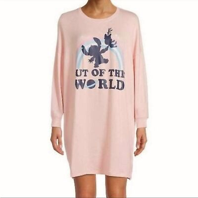 #ad Disney Pink Out Of This World Sleep Shirt Size XL $17.00