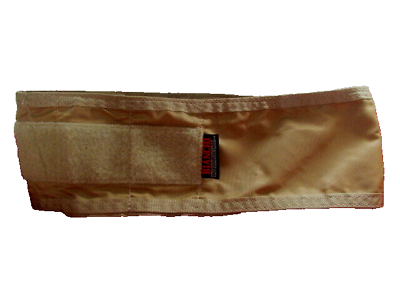 #ad BIANCHI soft CONCEAL CARRYamp; EQUIPMENT BELT adjustable nylon beige NW2 Y $25.00