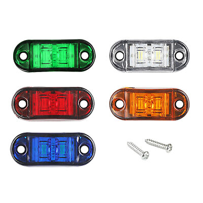 #ad 2pcs Side Lights for Vehicles Warning Light LED Truck Lights Urgent Car Lights $9.30