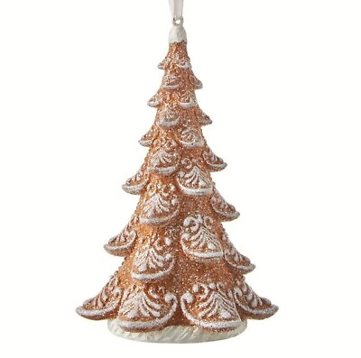 5.25quot; RAZ Sugar Swirl Gingerbread Tree ornament Retro Vntg Christmas Decor $14.84