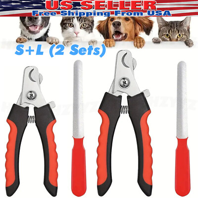 #ad Pet Dog Cat Stainless Steel Professional Nail Toe Trimmer Clipper Grooming Tool $9.09