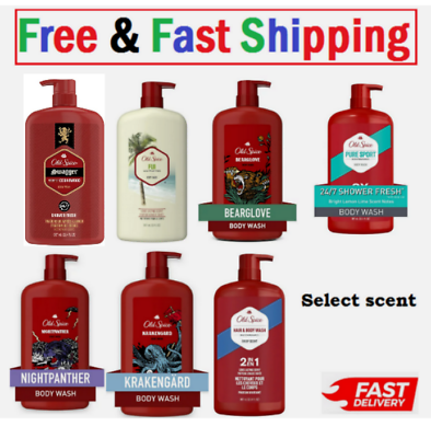 #ad Old Spice Body Wash for Men 33.430242118 fl oz Select Scent $11.15