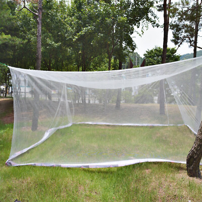 #ad 5m 16.5ft Extra Large size White Mosquito Fly Net Netting Outdoor Camp bug $105.23