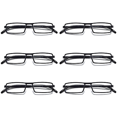 #ad 6PK Mens Womens Unisex Unbreakable Reading Glasses Blue Light Blocking Readers $14.79