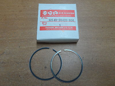#ad NOS OEM Suzuki Piston Ring Set O S 0.50 1982 RM80Z Off Road 12140 20420 050 $16.99