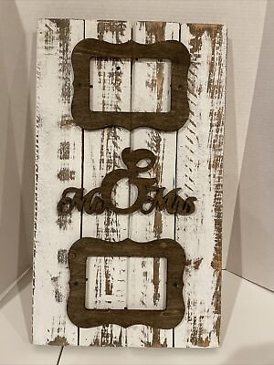 #ad Rustic Mr amp; Mrs Wedding Wooden Sign Approximately￼ 10quot; X 6 1 2quot; Wedding Decor $39.95