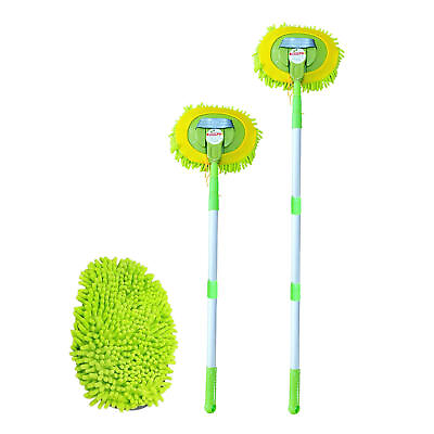 #ad 1PCS Scalable Chenille Car Wash Mop Car Cleaning Supplies Car Washing Brushes $9.74
