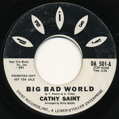 #ad Cathy Saint Big Bad World Mr. Heartbreak 7quot; Vinyl GBP 60.00