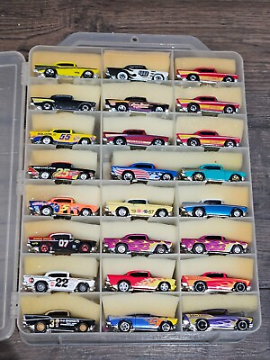 #ad INSANE Collection of 48 Hot Wheels Chevy Bel Air and 57 Chevy 1 64 $140.81