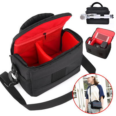 #ad Waterproof DSLR Camera Shoulder Bag Len Padding Insert Case For Nikon Canon Sony $17.99