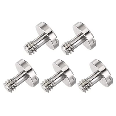 #ad Slotted Screw 4mm 0.16quot; 5Pcs Alloy Steel 1 4quot; Male Thread Mounting Screw Adap... $12.65