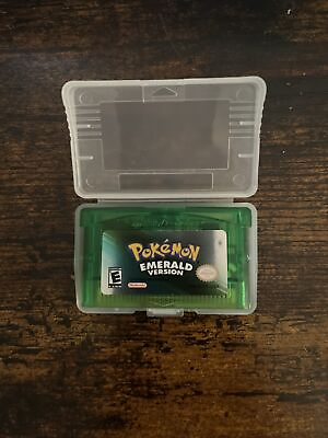 #ad Pokemon Emerald Version Nintendo Game Boy Advance 2005 WORKING SAVES US SHIP $19.95