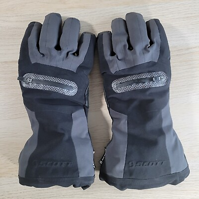 #ad Scott Black Nylon Waterproof Breathable Ski Snow Winter Gloves Size S 8 Pocket $30.00